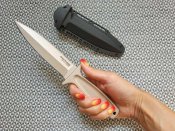 Нож с фиксированным клинком от компании Cold Steel. Модель Drop Forged Boot Knife (36MB). Оригинал.
