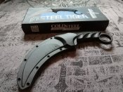 Нож с фиксированным клинком от компании Cold Steel. Модель Steel Tiger (49KST). Оригинал.