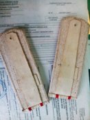 Погоны парадные старшего офицерского состава на рубашку,пристёгивающиеся, новые