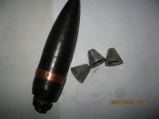 ммг 45мм бронебойного советского снаряда+ 3 ммг головки к 3.7см  flak
