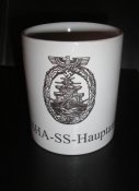 Кружка «За дальний переход SSHA-SS-Hauptamt» (№2). Новодел, сувенир