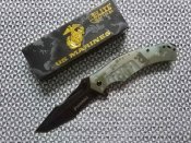 Складной нож от компании U.S. Marines Knives (Elite Tactical). Модель Fortress (M-A1046DG). Оригинал