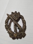 Наградной знак 3го Рейха "пехотный штурмовой знак RS" оригинал