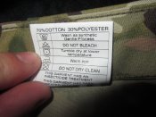 Брюки trouser combat warm weather MTP Insect repellent treated. Размер 82/92/108