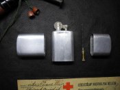 Егерьская курительная трубка, зажигалка, карточка военнопленного на ПМВ.