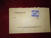 Изюм Харьков Ізюм Харків Luftfeldpostbrief 8.5.43 / 46. I.D. / Isjum / mit Inhalt
