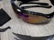Защитные очки 5 линз.Оправа и линзы подходят к очкам Oakley