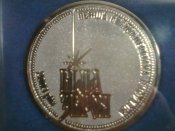 Плакетка "Перша спеціалізована виставка "Біла зброя" 2003 рік.