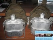 Новый оригинал советский котелок ВДВ с чехлом (СССР). Склад
