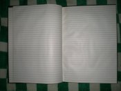 Книга штабная в линейку для записи распоряжений,новая.