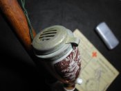 Егерьская курительная трубка, зажигалка, карточка военнопленного на ПМВ.