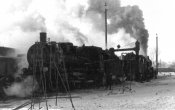 61 Lokomotiven unter Dampf im BW Poltawa, 1943.jpg