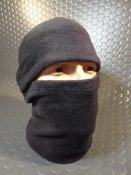 Флисовая балаклава,подшлемник,баф,шарф-труба,шапка-маска / Черная