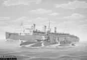 HMS Durban Escorts the Troopship RMS Queen Mary.jpg