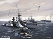 HMS Frobisher and HMS Roberts at Normandy.jpg