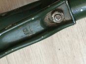 Трехскладная саперная лопата армии Бундесвера с чехлом