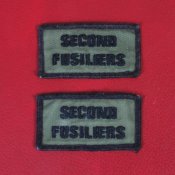 Нашивка армии Британии, Second Fusiliers
