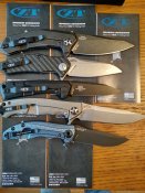 Нож ZT 0609 Blue Sprint Run
