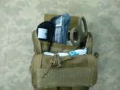 Аптечка медицинский подсумок быстрого доступа Черный