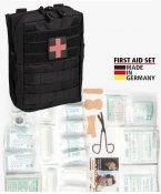 Аптечка Black Large 43 - Piece First Aid Set Leina, Mil - Tec. Німеччина. Новий товар.