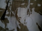 Куртка парка армии Великобритании smock combat windproof|desert dp/180/96