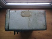 Ящик металлический спетлями для замка с техники войска связи Советской Армии