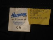 Лот№А136 Комбинезон полиции Британии (чёрный) р.112cm/44''