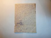 Письмо - трех-угольник с фронта от 4 декабря 1944 года .