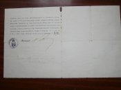 Доверенность на ведения дела от 17 августа 1915 года  г . Павлоградъ .