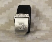 Тактический брючной ремень Слава Украине с пряжкой tactical black (Slava black)