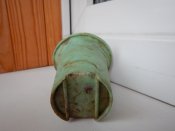 Редкий бакелитовый стаканчик фляги, салатового цвета