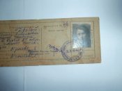 Удостоверение личности жены парторга от 1935 года .