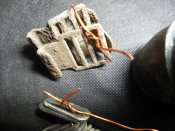 Части и фурнитура для немецких противогазов.