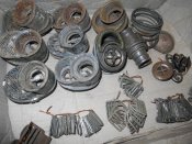 Части и фурнитура для немецких противогазов.