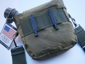 Фляга US bottle 1,89 л армейская американского типа с чехлом, тёмно-зелёная MFH Германия.