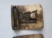 3 пряжки - бляхи школьника ранние Советы .