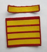 Нашивка курсанта = 1 и 4 курс = ВС СССР = советская армия