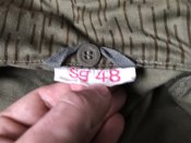 Китель ГДР штрихтарн , Strichtarn NVA DDR- размер 48-50- замеры в описании