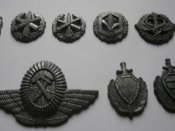 Эмблемы - знаки - кокарды Российской Армии и других служб = 11 шт.