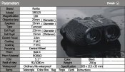 Бинокль 10х25 портативный  обрезиненный.Блиц.