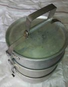 Набор больших судков из комплекта полевой кухни. Блиц.