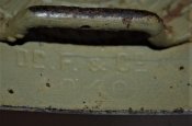 Немецкая стальная пряжка Dr.F.&Co 1940г.
