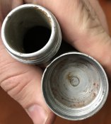 Немецкая послевоенная фляга с крышкой на войну