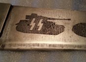 1. SS-Panzer-Division „Leibstandarte SS Adolf Hitler“ столовый/рабочий нож с травлением с 1 грн