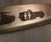1. SS-Panzer-Division „Leibstandarte SS Adolf Hitler“ столовый/рабочий нож с травлением с 1 грн