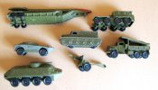 Военная техника - солдатики = набор - фигурки = СССР = металл