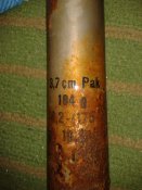 Гильза немец 3,7 cm Pak №2
