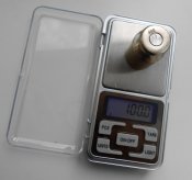 Весы ювелирные 500 г / 0,1 г карманные с батарейками