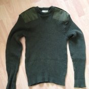 Шерстяной свитер ВС Британии, размер 100 (Jersey mans heavy olive green)