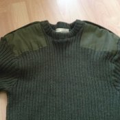 Шерстяной свитер ВС Британии, размер 100 (Jersey mans heavy olive green)